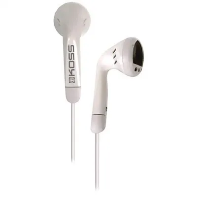 Obrázok produktu pre Koss KE5, Kábel, 60 - 20000 Hz, Hudba, Slúchadlá, Biela