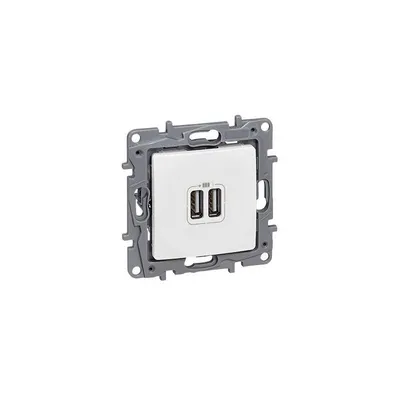 Image de Double prise USB 2400 mA Niloe Legrand - Weiß