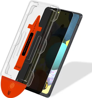 Produktbild von 1-Pack Samsung A51 Privacy Displayschutz - Gehärtetes Glas | [Automatische Installation] - Blasenfrei