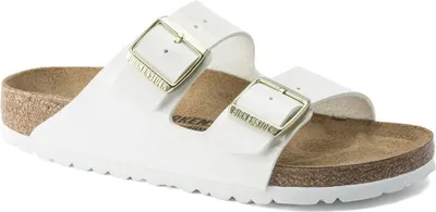 Produktbild von Birkenstock Arizona White Patent - Damen Hausschuhe - 1005293