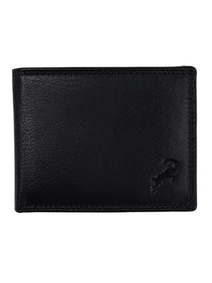 Produktbild von Hodalump & Ratschkatl Herren Geldbörse Steinbock Leder Schwarz 1132-S