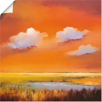 Produktbild von ARTland Poster Abend I Größe: 30x30 cm