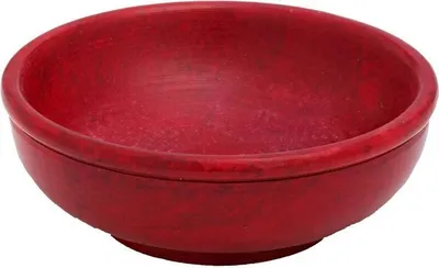 Produktbild von Räucherschale Rot Rauchgefäß Deko 10cm Durchmesser Schale aus Speckstein 7524