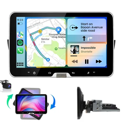 Immagine prodotto di Autoradio Android 15 per Fiat 500/500C/S (2007-2015) 10.1" Schermo Girevole, 2GB+64GB, WiFi, CarPlay Wireless, Retro camera