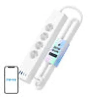 Obrázek produktu pro Inteligentní rozbočovač pro rychlé nabíjení Meross MSP844(EU), 4 výstupy + 2x USB-A + 2x USB-C (Matter)