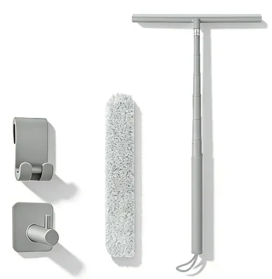 Produktbild von Duschabzieher mit ausziehbarem Griff 29-120 cm für Fenster und Badezimmer