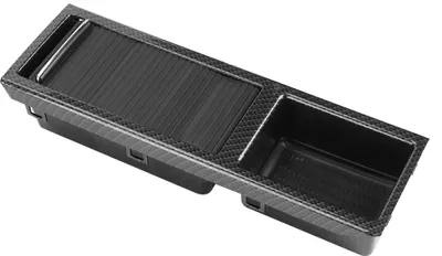 Zdjęcie produktu dla Wkładka do schowka w konsoli środkowej, wkładka do przechowywania z włókna węglowego, szuflada 51167038323, pasująca do serii 3 E46