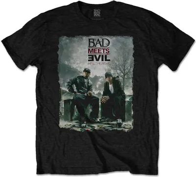 Imagen del producto de Bad Meets Evil - Camiseta grande "Verbrannte Herren" - negra