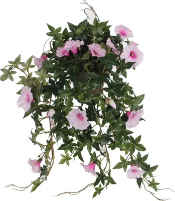 Produktbild von Mica Decorations Kunstliche Pflanze - Petunie - hellrosa - 50 cm