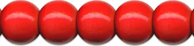 Produktbild von 85 Holzperlen  8mm Perlen  basteln rot