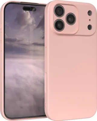 Produktbild von EAZY CASE - TPU Hülle für Apple iPhone 17 Pro Max, TPU Case stoßfeste Handyhülle, weiches Cover mit Kameraschutz, Silikonhülle in Rosa