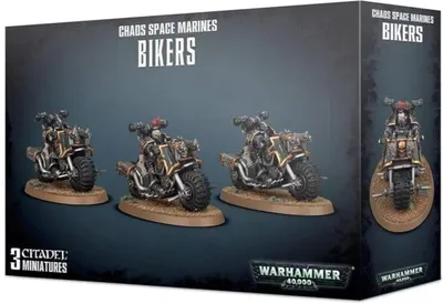 Obrázek produktu pro Warhammer 40.000 Chaos Space Marines Chaos Bikers