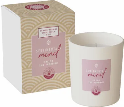 Image de Bougies parfumées Engels Sentimentals Mind - Enjoy the Moment, cire de colza, blanc, 13 cm, 64010015130