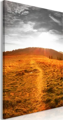 Produktbild von Italienischer Leinwand Leinwandbild - Idyll (1 Part) Vertical 40x60 cm Landschaften c-B-0482-b-a