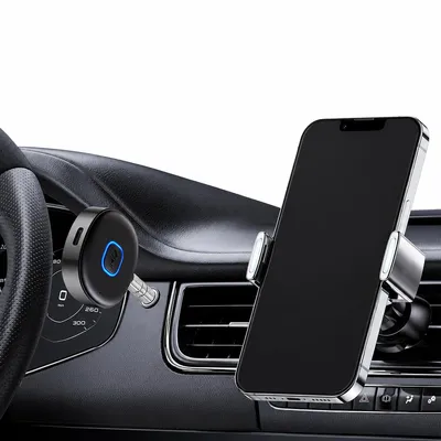 Produktbild von Bluetooth AUX Adapter Auto,kabelloser Musikempfänger mit HiFi Sound,Freisprechen,Bluetooth 5.0, Dual Geräte Verbindung,3,5mm AUX für Auto Lautsprecher