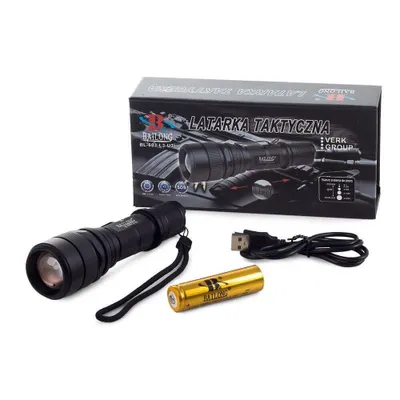 Productafbeelding van BAILONG 08284 LED-zaklamp met CREE XM-L T6, zoomfunctie