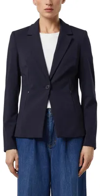 Produktbild von Comma Taillierter Blazer aus weichem Jersey mit Reißverschlusstaschen