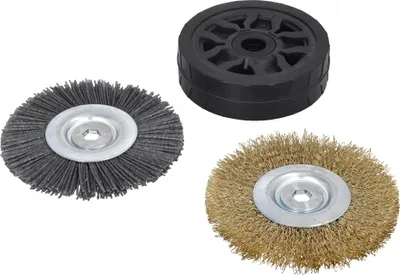 Produktbild von Meec Tools Ersatzbürsten für Terrassenreiniger Fliesen 3 Teile