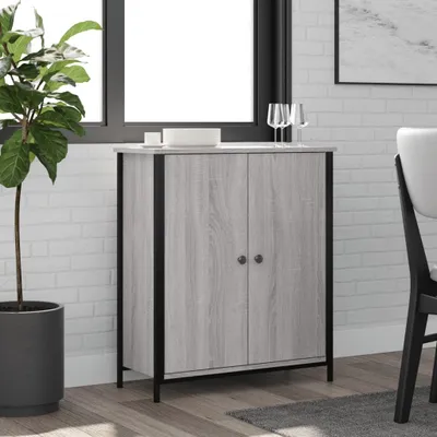 Produktbild von vidaXL Sideboard Grau Sonoma 70x30x80 cm Holzwerkstoff