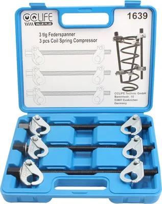 Produktbild von 3tlg Universal Federspanner Federn Spanner Tuning Tieferlegung Federbein Spannen