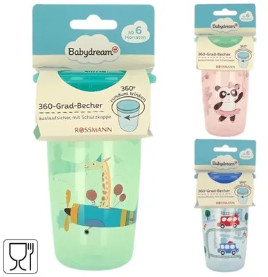 Immagine prodotto di Bicchiere Babydream 300 Ml 3 Assortiti