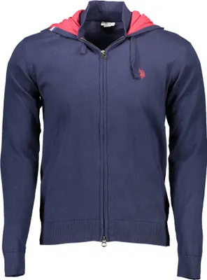 Produktbild von U.S. POLO ASSN. Strickjacke Herren Textil Blau SF9811 - Größe: 2XL