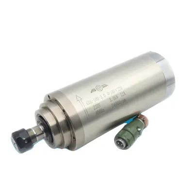 Produktbild von CNC-Wassergekühlter Spindelmotor, 3 kW Leistungsausgang, 24000 U/min Drehzahl, ER20 Spannzange