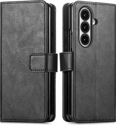 Zdjęcie produktu dla imoshion Luxe Bookcase dla Samsung Galaxy Fold 7 - Czarny