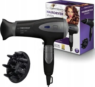 Obrázek produktu pro Fén Na Vlasy 2200W Ionizační Koncentrátor Studeného Vzduchu S Difuzérem