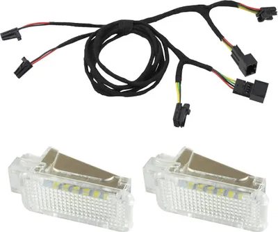Produktbild von Original Kufatec Adapter Kabel Kabelbaum Einstiegsleuchten Türbeleuchtung vorne