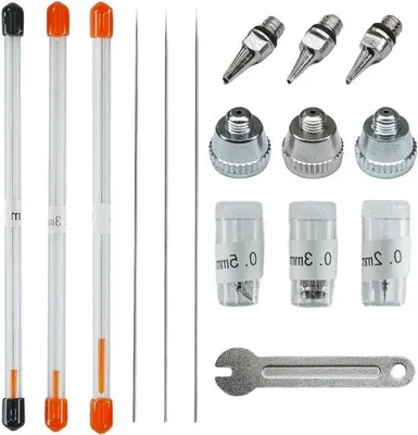 Produktbild von Luftbrush Nadeldüse 0,2-0,5mm Ersatzteile Set