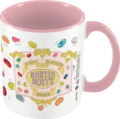 Produktbild von Harry Potter - Kaffeebecher "Bertie Botts Every Flavour Beans", Zweifarbige Innenseite PM4717 (Einheitsgröße) (Weiß/Pink)