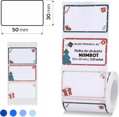 Obrázek produktu pro Samolepicí štítky termální nálepky pro Niimbot B1 B21 B3S B31 50x30