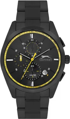 Produktbild von Herrenuhr SLAZENGER SL.09.2215.2.05 in Schwarz, Fashion als Geschenk.