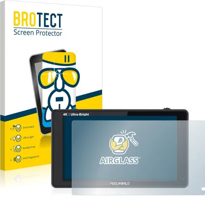 Produktbild von BROTECT Schutzglas für Feelworld LUT6S 6" Schutzfolie Panzer Folie Glas Display Schutz klar
