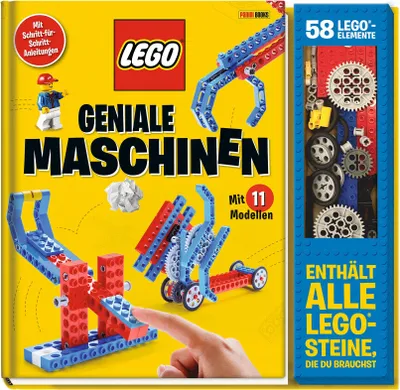 Produktbild von LEGO Buch 'Geniale Maschinen' mit 11 Modellen