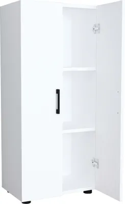 Produktbild von Beistellschrank 'Åsnes' 108x49x32cm mit 3 Ablagefächern Weiß