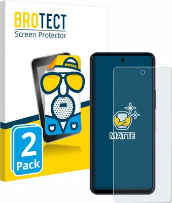 Produktbild von 2x BROTECT Schutzfolie für Telekom T Phone 2 Pro Displayschutz Displayschutzfolie Folie Matt Entspiegelungsfolie