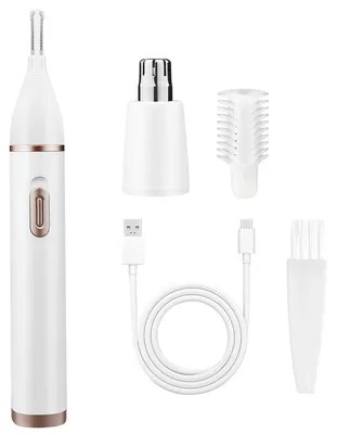 Produktbild von Gesichtshaarentferner Damen elektrisch, schmerzfreier Augenbrauenrasierer für Gesicht, Kinn und Oberlippe, kompakter Präzisionstrimmer USB aufladbar