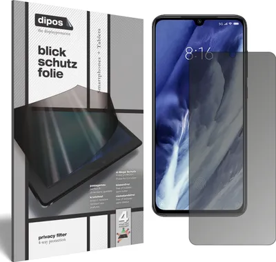 Produktbild von Blickschutzfolie für Xiaomi Mi 9 Pro 5G matt Schutzfolie Folie Display Schutz dipos