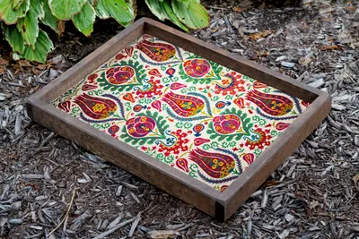 Produktbild von Evila Originals, TEP001, Tischuhren, Mehrfarbig, Holz, 40 x 50 x 6 cm