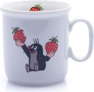 Produktbild von Kinderbecher Gaston, 0,25 l, Maulwurf und Erdbeeren, Thun 1794