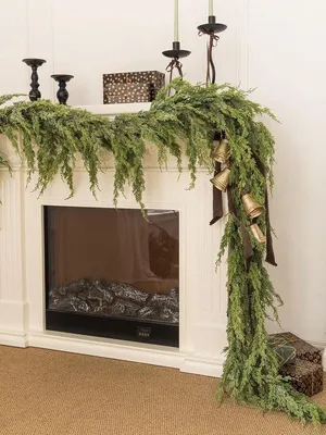 Produktbild von Weihnachtskranz mit Tannenzweigen, 2,75 m, grün