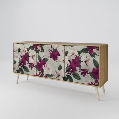 Immagine prodotto di Spacerebels cassettiera a 3 ante - credenza cassettiera - credenza alta - mobile armadio - soggiorno camera da letto - 57,5×164,5×42 (HxLxP)
