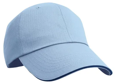 Image de Result Headwear - Casquette de baseball FK3281 (taille unique) (ciel/bleu marine)