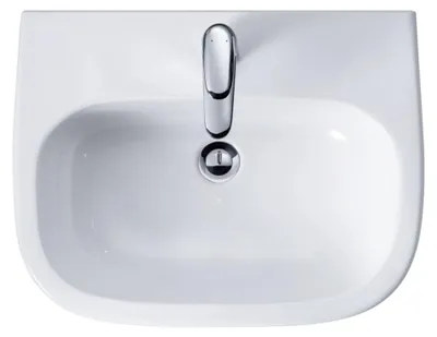 Produktbild von DURAVIT Waschtisch D-Code 60 x 46 cm weiß glänzend 2310600000