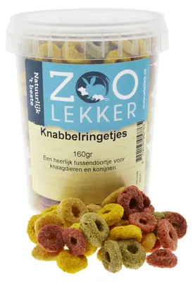 Productafbeelding van Zoolekker Knabbelringetjes 160 gram