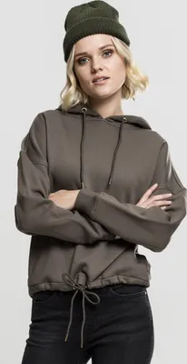 Produktbild von Urban Classics Damen Hoodie Ladies Kimono Hoody Black-S