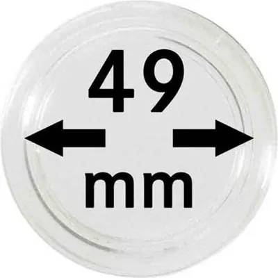 Produktbild von Lindner 2251049 Münzkapseln 49 mm-100er Pack