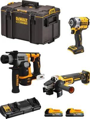 Immagine prodotto di DeWALT Kit DWK307PS (DCH172 + DCF921 + DCG405 + 2 x 1,7 Ah + DCB132 + DS400)